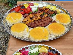 کافه با آلاچیق خانوادگی سقالکسار