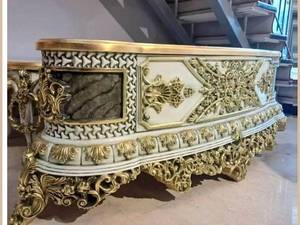 قیمت میز تلویزیون سلطنتی طلاکوب تبریز