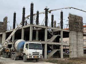 اجرای سقف دال بتنی در اسکلت بتنی در گلستان