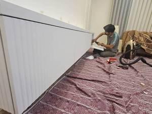 طراحی و ساخت تی وی وال نئوکلاسیک در آمل 