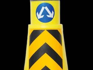 فروش بشکه ترافیکی پلاستیکی در گلپایگان