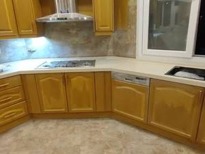 اجرای صفحه کابینت کورین در آزادگان تهران