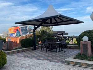 سایبان متحرک پارچه ای برای پنت هاوس در آمل