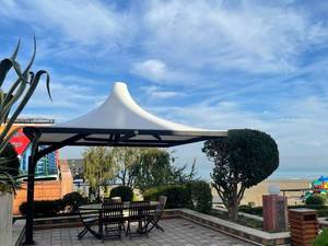 سایبان متحرک پارچه ای برای پنت هاوس در آمل