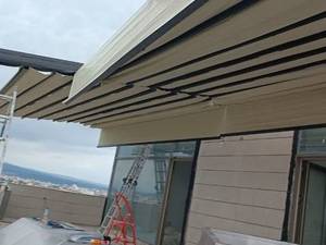 سایبان متحرک پارچه ای برای پنت هاوس در آمل