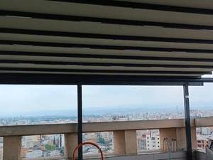 سایبان متحرک پارچه ای برای پنت هاوس در آمل