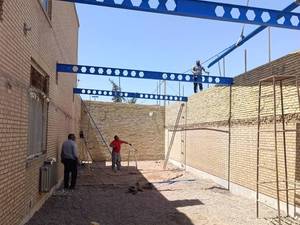 طراحی و ساخت سقف شیبدار در یزد