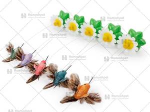 خرید اسباب‌بازی پرنده چرخان مخصوص گربه