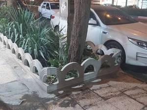 انواع جدول بتنی خیابانی در اهواز