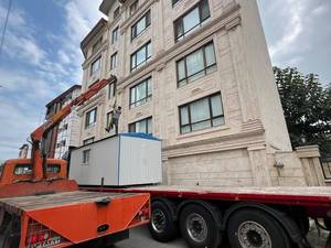 حمل و نصب کانکس با جرثقیل در چالوس