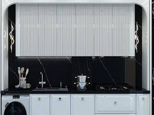 کابینت کلاسیک با روکش چوب