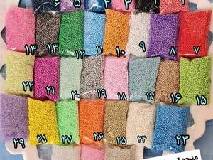 انواع منجوق رنگی ریز چینی