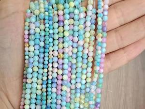 صدفهای گرد ریسه ای رنگ ثابت ترند و پرطرفدار