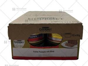 کنسرو گربه گورمت آلمانی پک 12 عددی طعم گوشت