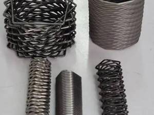 تولید و خریدفنرهای تزئینی با مقطع مثلثی صنعتی