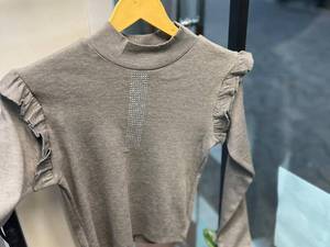 خرید و قیمت پیراهن آستین چین دار بافت