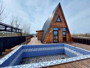  خرید کلبه سوییسی چوبی در چمخاله