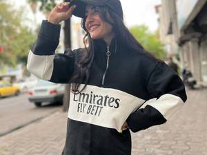 خرید دورس نیم زیپ دخترانه