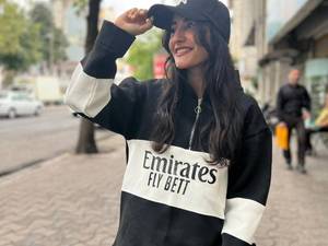 خرید دورس نیم زیپ دخترانه