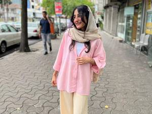 خرید شومیز دخترانه خاص پاستلی