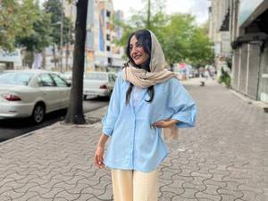 خرید شومیز دخترانه خاص پاستلی