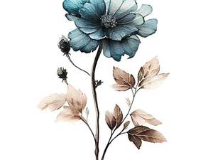 ترانسفر پارچه طرح گل