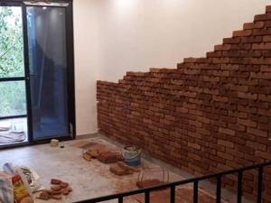 اجرای اجر رستیک هلندی فضای داخلی در رشت