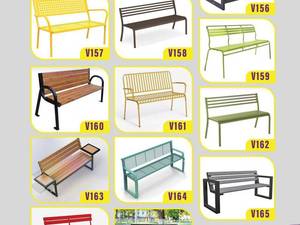 ساخت نیمکت پارکی مدرن در اردبیل