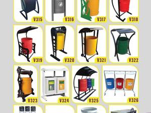 قیمت سطل زباله فلزی خیابانی در ساری