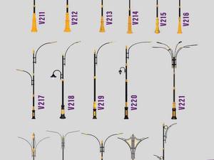 پایه چراغ دکوراتیو خیابانی در گرگان