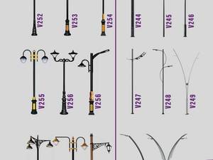 پایه چراغ دکوراتیو خیابانی در گرگان