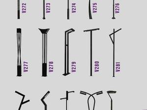 پایه چراغ دکوراتیو خیابانی در گرگان