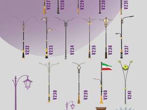 پایه چراغ دکوراتیو خیابانی در گرگان