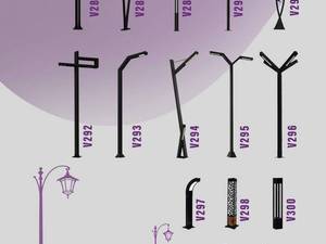 پایه چراغ دکوراتیو خیابانی در گرگان