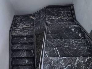 سنگ کاری پله مدرن در نوشهر