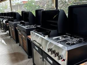 قیمت باربیکیو استیل با پلوپز و سرخ‌کن رشت