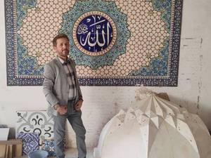 قاب کاشی هفت رنگ در مشهد