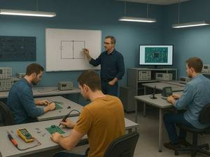 آموزش تعمیر برد الکترونیکی صنعتی در رشت