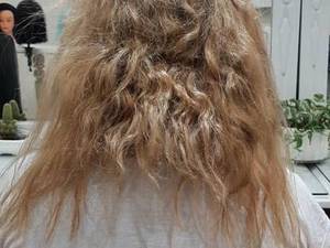 کوتاهی مو  و رنگ مو بیسکوییتی در انزلی