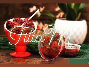 سانتانیزه قرمز لیوانی پایه کوتاه