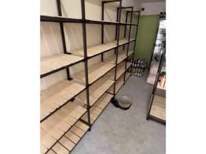 سفارش آنلاین قفسه چوب و فلز فروشگاهی رشت