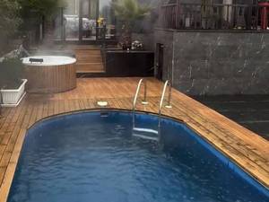 ساخت استخر برای ویلاچوبی در گیلان