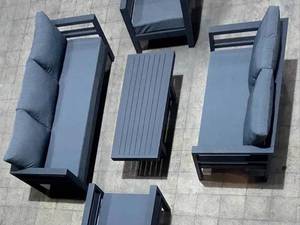 مبلمان آلومینیومی با روکش پارچه نانو