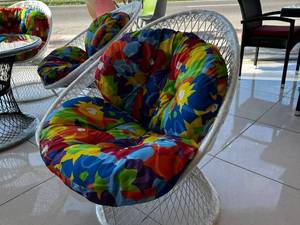 ست میز و صندلی فلزی بامبو در تبریز