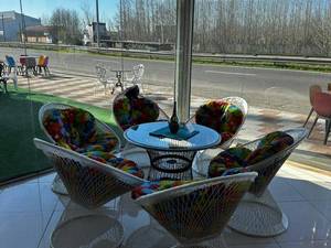 ست میز و صندلی فلزی بامبو در تبریز