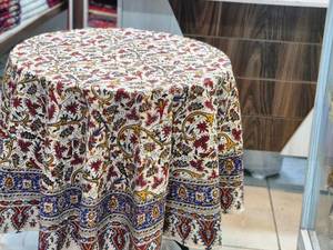 خرید رومیزی قلمکار گرد اصفهان انزلی