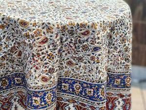 خرید رومیزی قلمکار گرد اصفهان انزلی