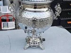 قیمت سماور برنجی گازی ۱۵ لیتری رشت