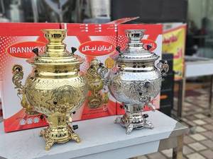 قیمت سماور برنجی گازی ۱۵ لیتری رشت