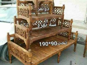 نیمکت های چوبی سبک سنتی